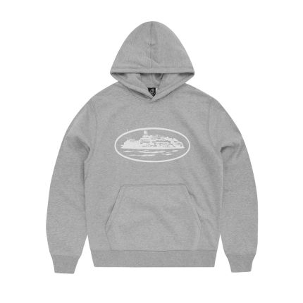 Corteiz Alcatraz Hoodie Grey