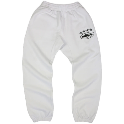 Corteiz 4Starz Alcatraz Sweatpants White