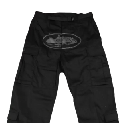 Corteiz Guerillaz Cargos Triple Black
