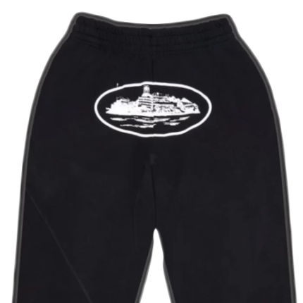 Corteiz OG Alcatraz Joggers Black