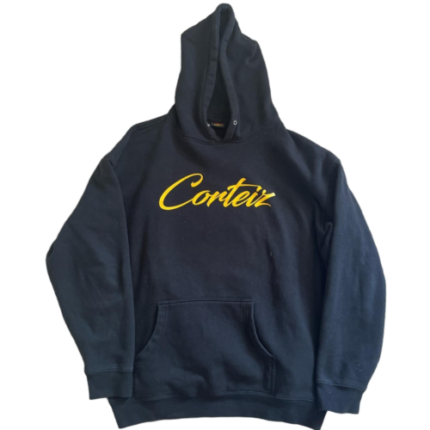 Corteiz Hoodie Black And Yellow