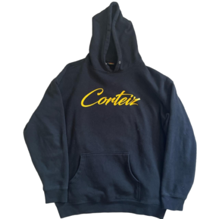 Corteiz Hoodie Black And Yellow