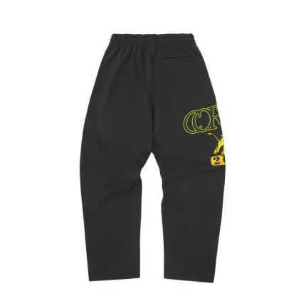 corteiz cargo lion varsity open hem pants