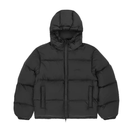 Corteiz Bolo Down Jacket Triple Black