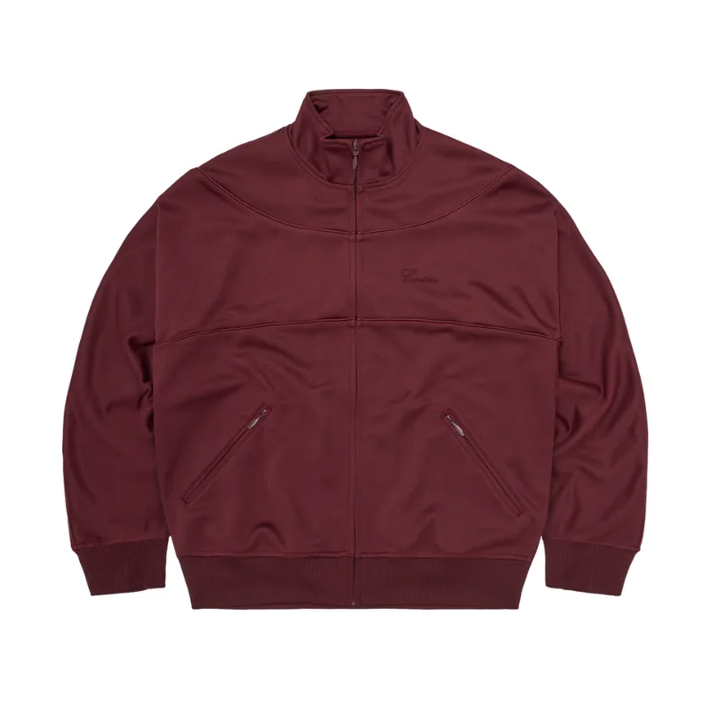 Corteiz Speciale Track Burgundy Hoodie