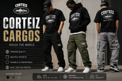 Corteiz streetwear lookbook shoot